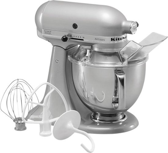 KitchenAid KSM150PSMC Artisan Series TiltHead Stand Mixer Metallic