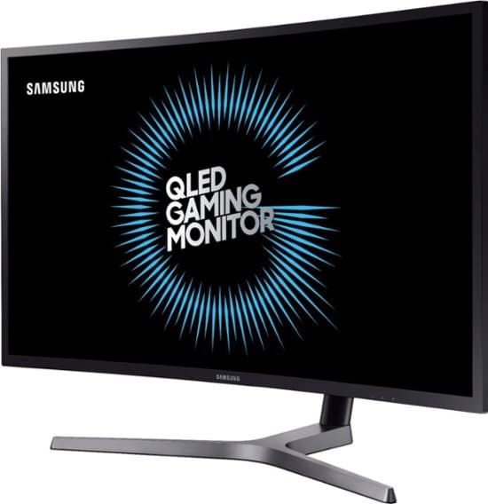 Samsung – Odyssey G7 32″ LED Curved QHD FreeSync QLED Monitor with HDR ...